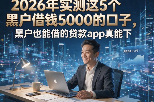 2026年实测这5个黑户借钱5000的口子,黑户也能借的贷款app真能下!