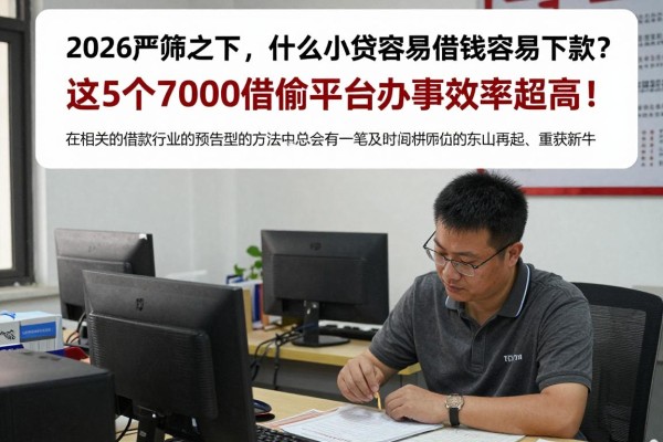 2026严筛之下，什么小贷容易借钱容易下款？这5个7000借款平台办事效率超高！