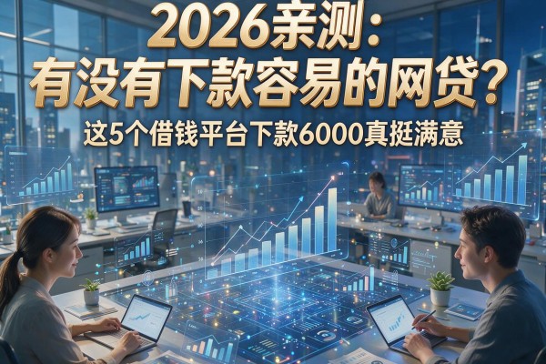 2026亲测:有没有下款容易的网贷?这5个借钱平台下款6000真挺满意