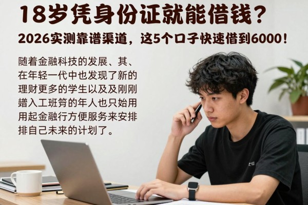 18岁凭身份证就能借钱？2026实测靠谱渠道，这5个口子快速借到6000！