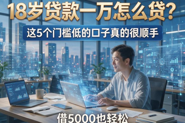 18岁贷款一万怎么贷?这5个门槛低的口子真的很顺手,借5000也轻松!
