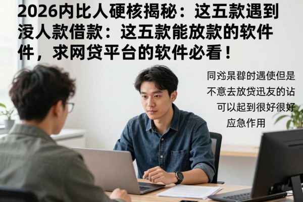 2026内行人硬核揭秘：这五款借款能放款的软件，求网贷平台的软件必看！