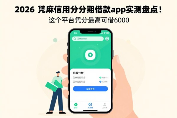 2026凭芝麻信用分分期借款app实测盘点！这5个平台凭分最高可借6000