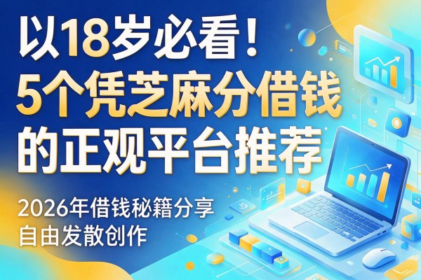 18岁必看！5个凭芝麻分借钱的正规平台推荐，2026年借钱秘籍分享