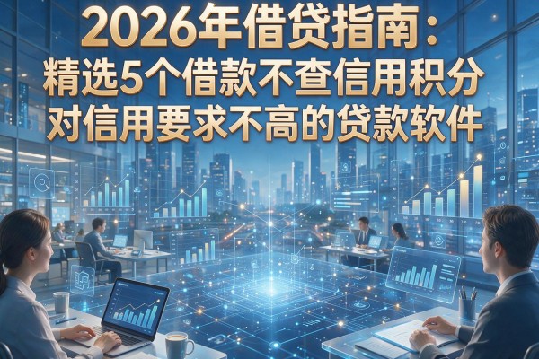 2026年借贷指南：精选5个借款不查信用积分、对信用要求不高的贷款软件
