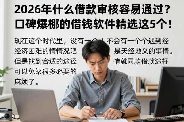 2026年什么借款审核容易通过?口碑爆棚的借钱软件精选这5个!