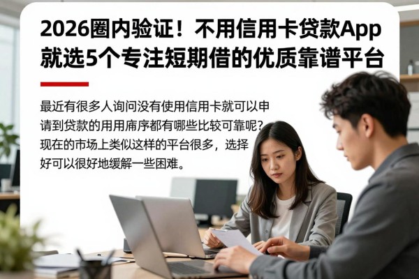 2026圈内验证！不用信用卡贷款app就选这5个专注短期借款的优质靠谱平台