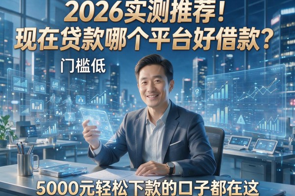 2026实测推荐！现在贷款哪个平台好借款？门槛低、5000元轻松下款的口子都在这