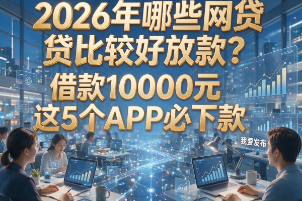 2026年哪些网贷比较好放款?借款10000元这5个APP必下款!