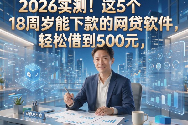 2026实测！这5个18周岁能下款的网贷软件，轻松借到500元