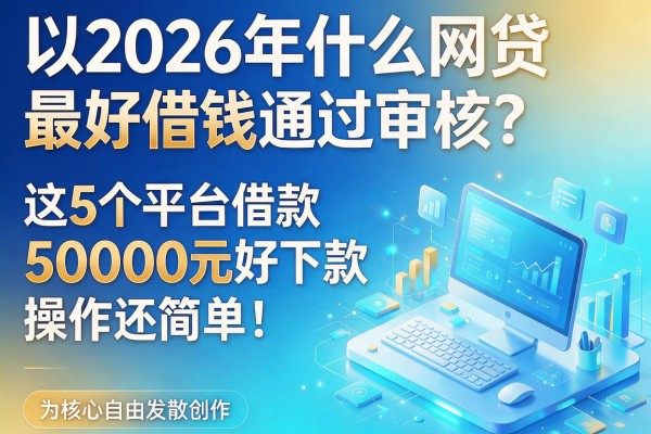 2026年什么网贷最好借钱通过审核?这5个平台借款5000元好下款、操作还简单!