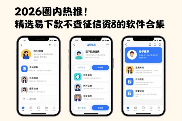 2026圈内热推!精选易下款不查征信资质的软件合集来了