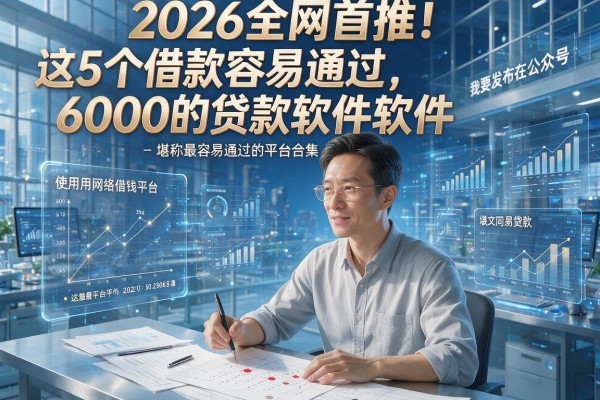 2026全网首推!这5个借款容易通过6000的贷款软件,堪称最容易通过的平台合集