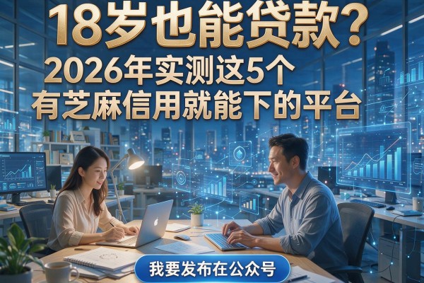 18岁也能贷款？2026年实测这5个有芝麻信用就能下的平台！