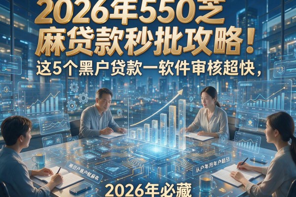 2026年550芝麻贷款秒批攻略！这5个黑户贷款软件审核超快，2026年必藏！