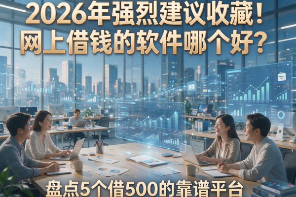 2026年强烈建议收藏!网上借钱的软件哪个好?盘点5个借500的靠谱平台