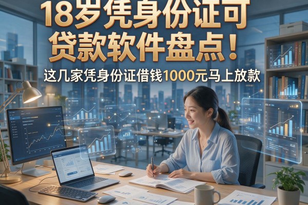 18岁凭身份证可贷款软件盘点!这几家凭身份证借钱1000元马上放款