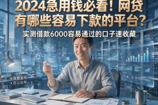2024急用钱必看！网贷有哪些容易下款的平台？实测借款6000容易通过的口子速收藏