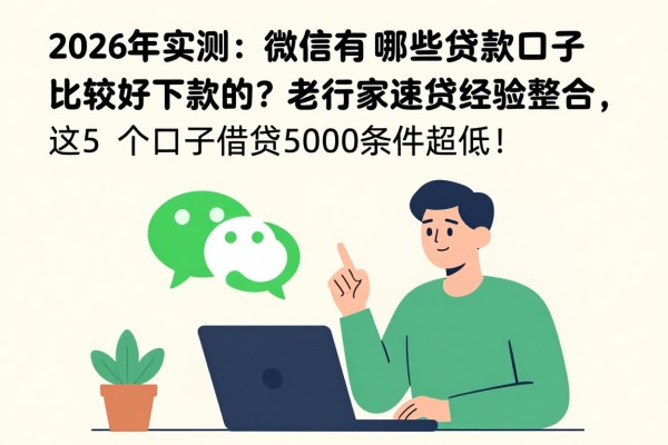 2026年实测：微信有哪些贷款口子比较好下款的？老行家速贷经验整合，这5个口子借款5000条件超低！