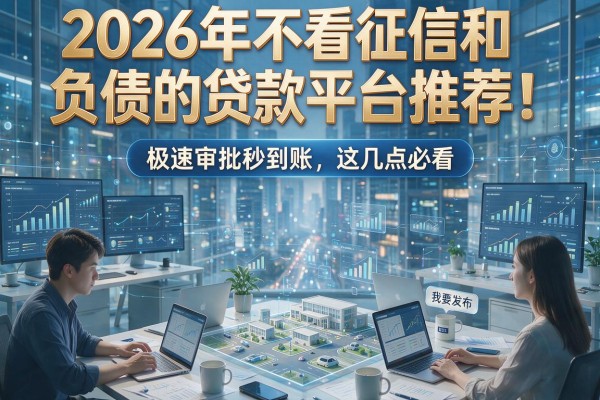 2026年不看征信和负债的贷款平台推荐!极速审批秒到账,这几点必看