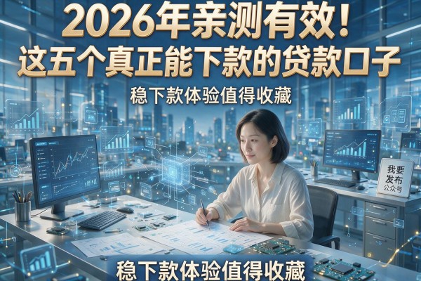 2026年亲测有效!这五个真正能下款的贷款口子,稳下款体验值得收藏