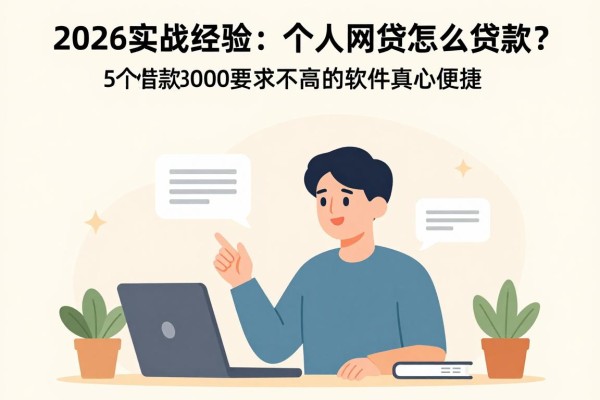 2026实战经验：个人网贷怎么贷款？这5个借款3000要求不高的软件真心便捷