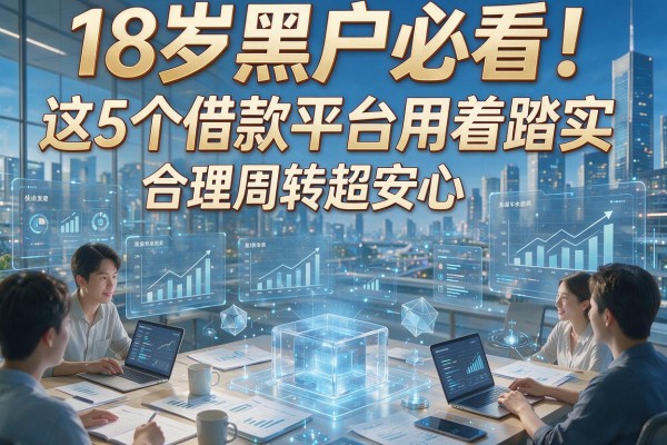 18岁黑户必看！这5个借款平台用着踏实，合理周转超安心