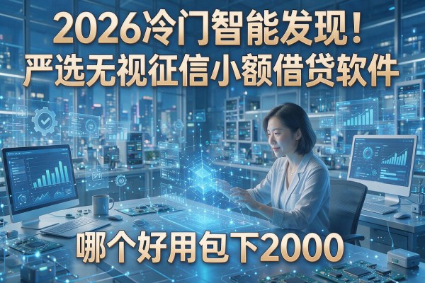 2026冷门智能发现!严选无视征信小额借贷软件,哪个好用包下2000?