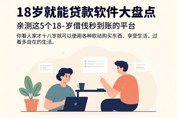 18岁就能贷款软件大盘点！亲测这5个18岁借钱秒到账的平台，体验不错