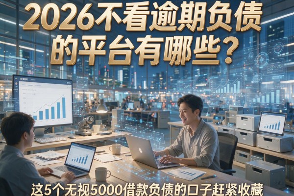 2026不看逾期负债的平台有哪些？这5个无视5000借款负债的口子赶紧收藏