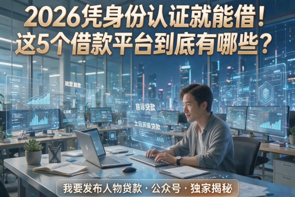 2026凭身份认证就能借!这5个借款平台到底有哪些?独家揭秘!