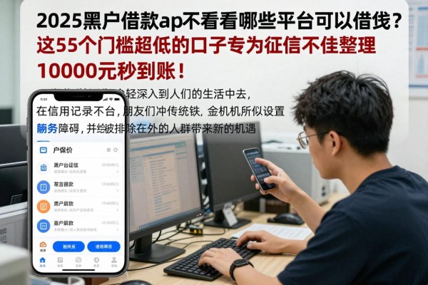 2025黑户借款app不看征信的有哪些平台可以借钱?这5个门槛超低的口子专为征信不佳整理,1000元秒到账!