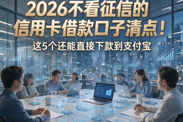 2026不看征信的信用卡借款口子清点!这5个还能直接下款到支付宝