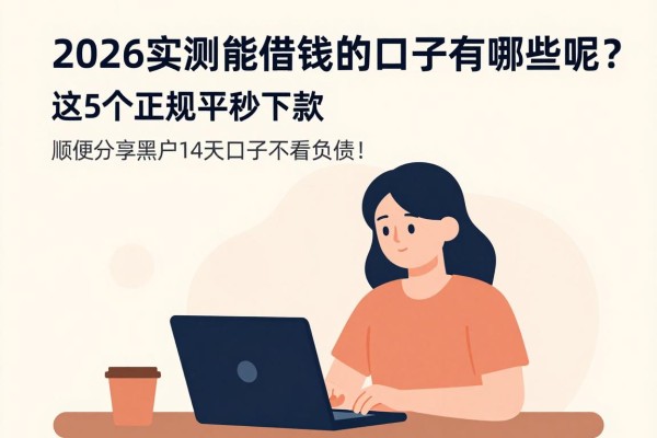 2026实测能借钱的口子有哪些呢？这5个正规平台秒下款，顺便分享黑户14天口子不看负债！