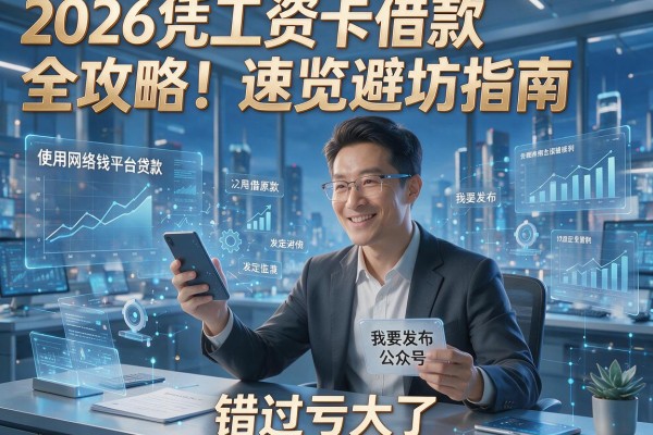 2026凭工资卡借款全攻略！速览避坑指南，错过亏大了