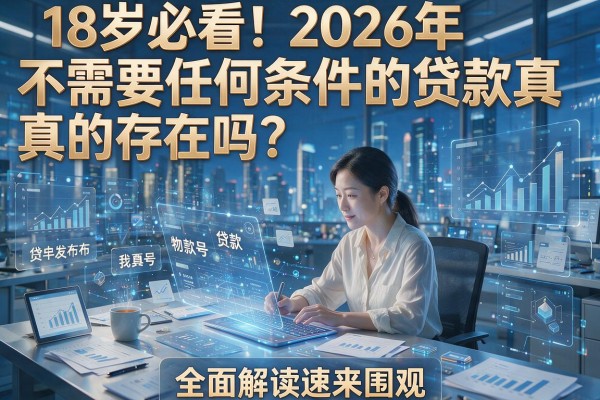 18岁必看！2026年不需要任何条件的贷款真的存在吗？全面解读速来围观