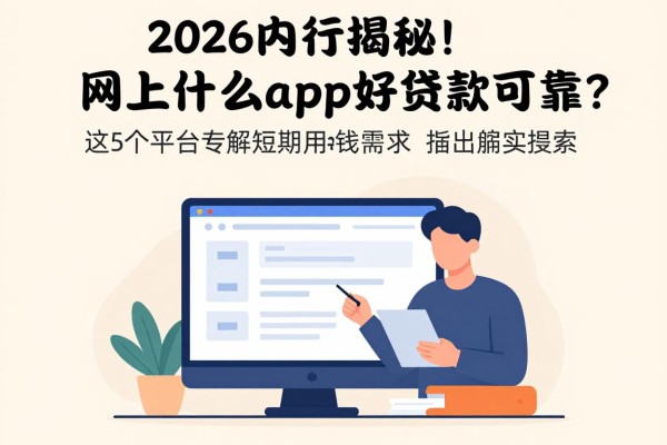 2026内行揭秘!网上什么app好贷款可靠?这5个平台专解短期用钱需求