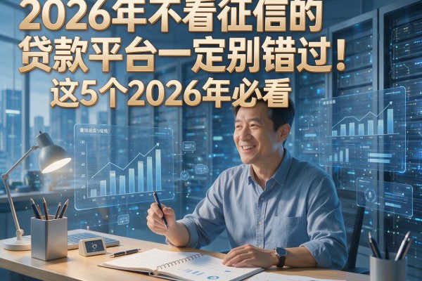 2026年不看征信的贷款平台一定别错过!这5个2026年必看