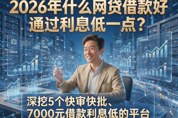 2026年什么网贷借款好通过利息低一点?深挖5个快审快批、7000元借款利息低的平台