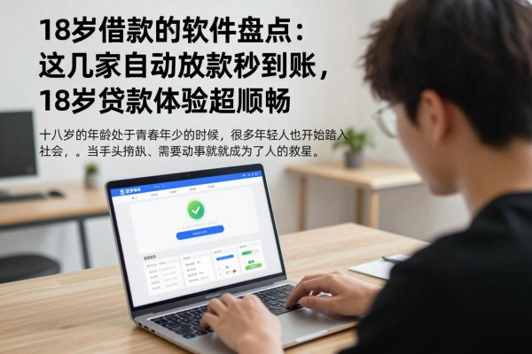 18岁借款的软件盘点:这几家自动放款秒到账,18岁贷款体验超顺畅