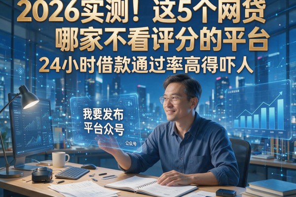 2026实测!这5个网贷哪家不看评分的平台,24小时借款通过率高得吓人