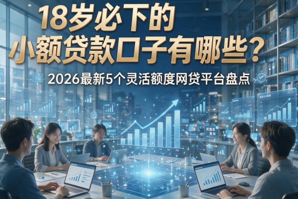 18岁必下的小额贷款口子有哪些？2026最新5个灵活额度网贷平台盘点