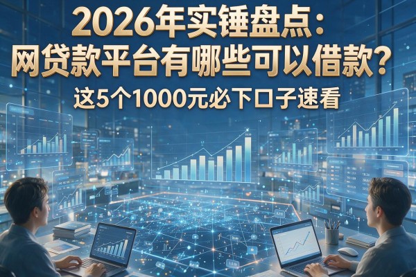 2026年实锤盘点：网贷款平台有哪些可以借款？这5个1000元必下口子速看