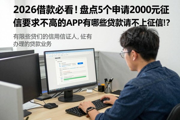 2026借款必看！盘点5个申请2000元对征信要求不高的APP，有哪些贷款申请不上征信的？