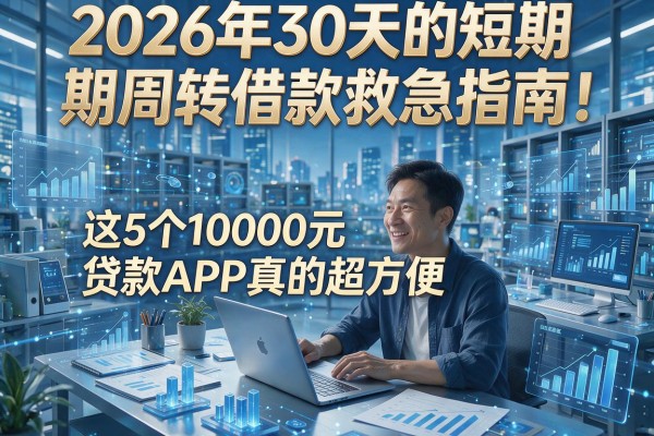 2026年30天的短期周转借款救急指南!这5个10000元贷款APP真的超方便