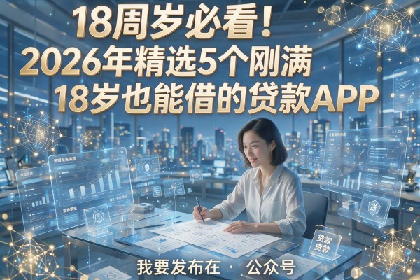 18周岁必看!2026年精选5个刚满18岁也能借的贷款APP