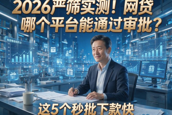 2026严筛实测！网贷哪个平台能通过审批？这5个秒批下款快