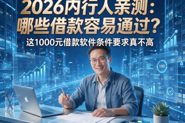 2026内行人亲测：哪些借款容易通过？这1000元借款软件条件要求真不高