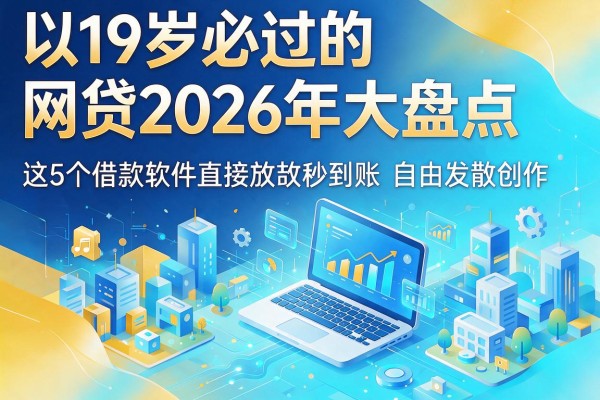 19岁必过的网贷2026年大盘点,这5个借款软件直接放款秒到账