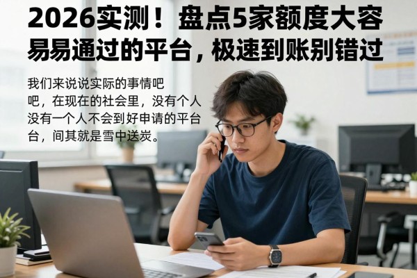 2026实测!盘点5家额度大容易通过的平台,极速到账别错过